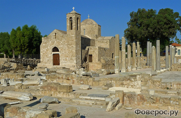 Пафос - Церковь Святой Кириакии (Agia Kyriaki) - Остров Кипр