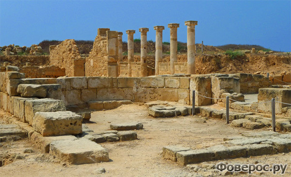 Пафос - Античный храм - Остров Кипр