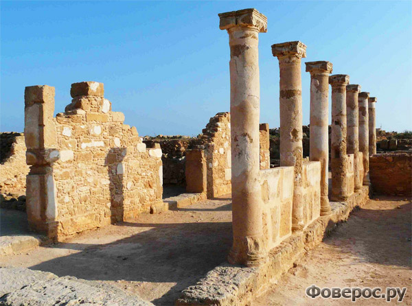 Пафос - Старый античный город - Остров Кипр
