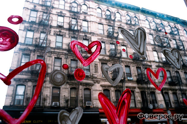 Нью Йорк, США. День Св. Валентина