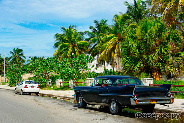 Варадеро, Куба. Раритетный автомобиль