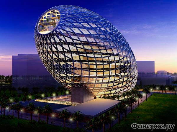 Ультрасовременное здание-яйцо Cybertecture Egg в Мумбае (Индия)